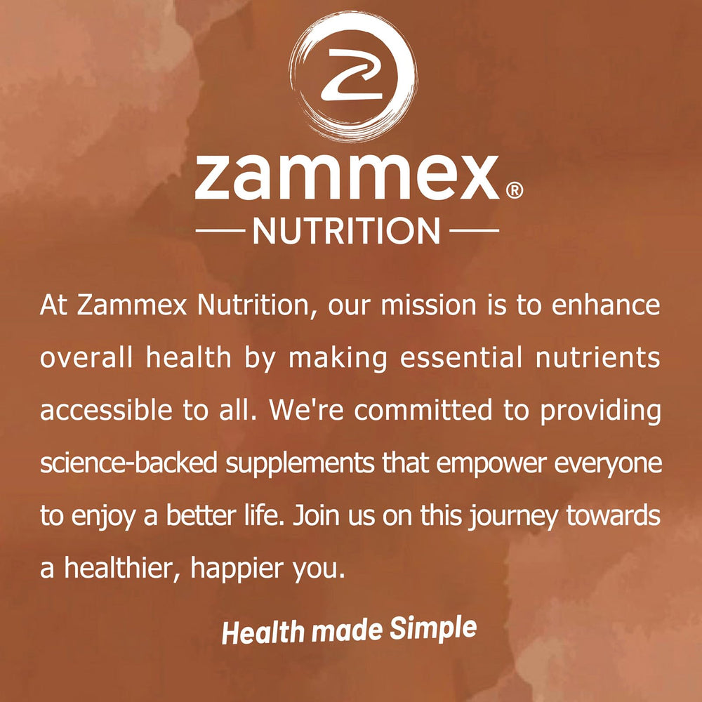 Zammex shake beside a healthy snack, part of daily routine.