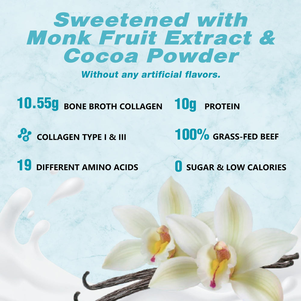 Zammex tub label close-up confirms 10 g protein per serving.