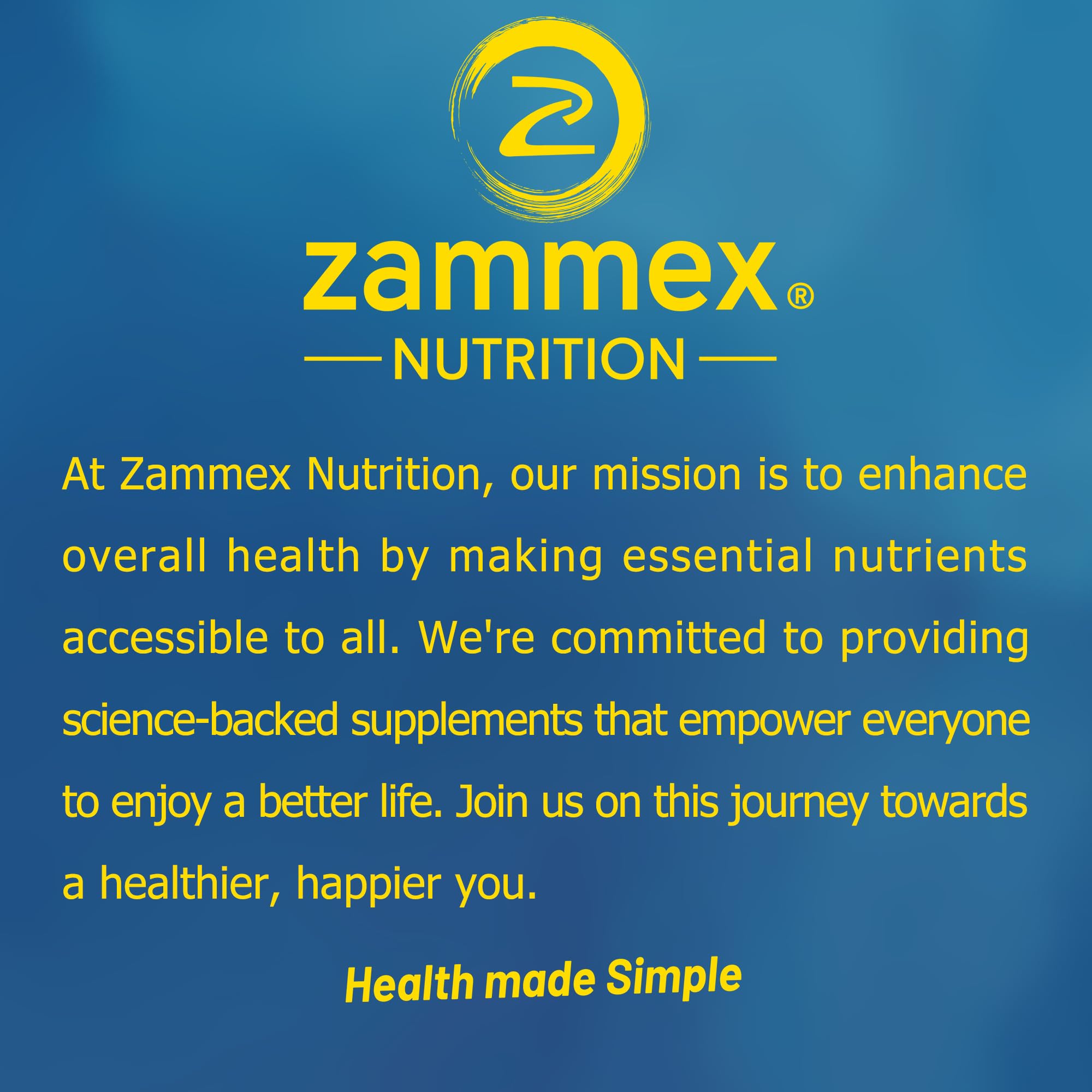 Zammex USA-made quality assurance badge for daily use assurance.