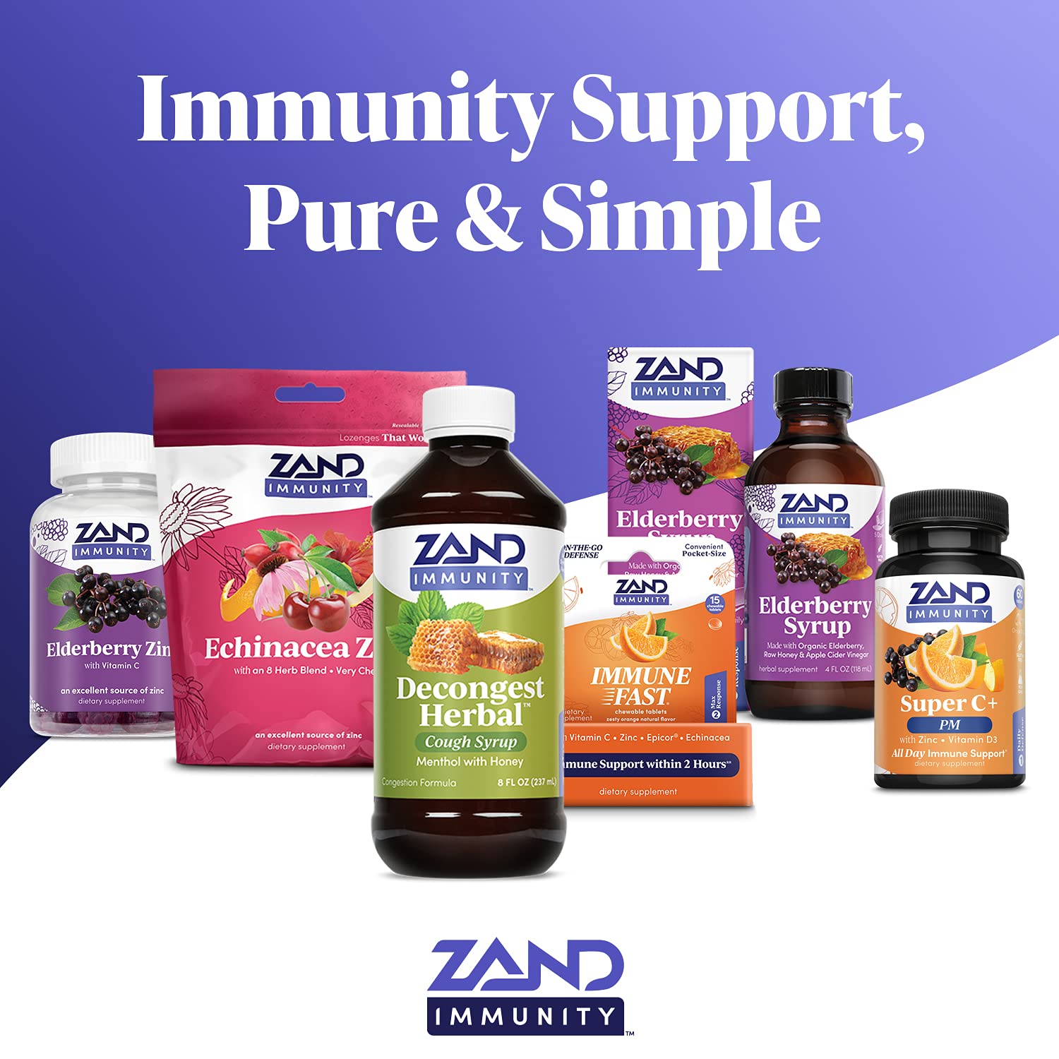 Zand Immunity Super C+ daily routine setup on kitchen counter