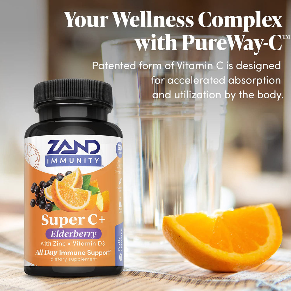 Zand Immunity Super C+ GMP label seal close-up