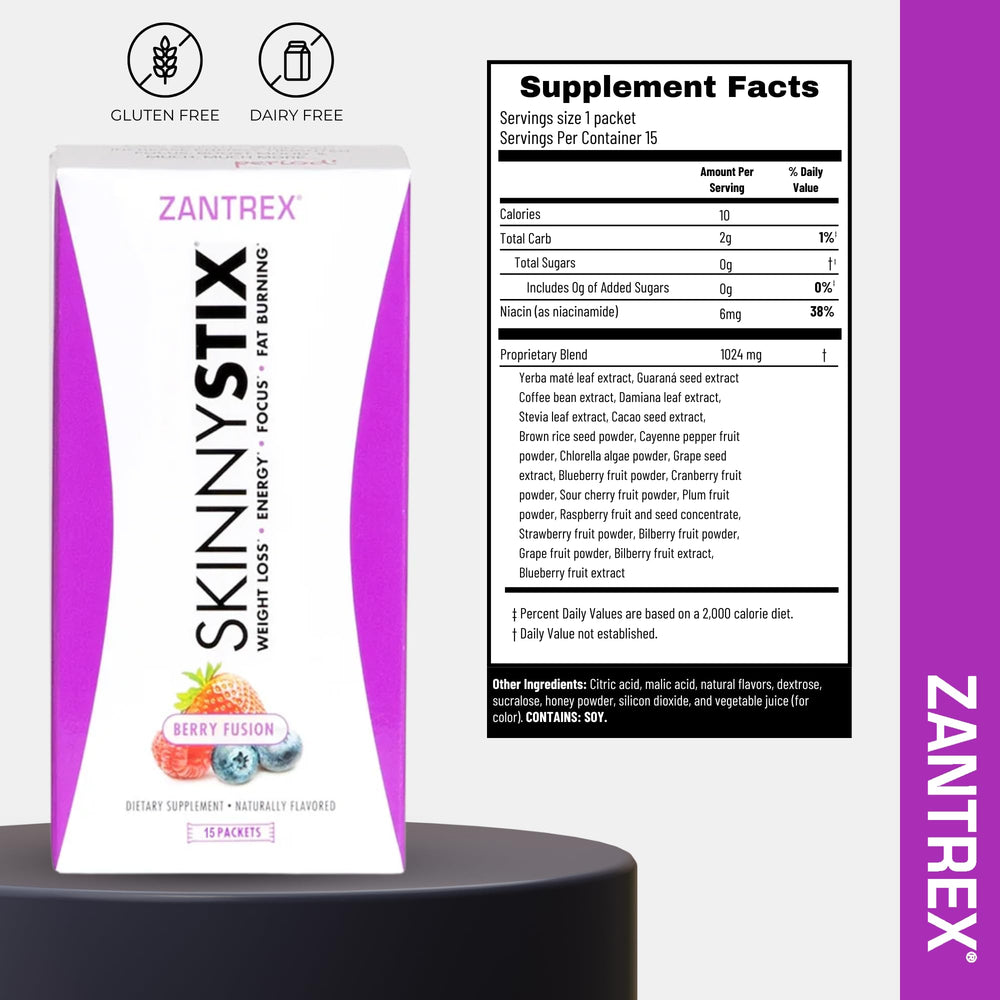 Lifestyle shot shows SkinnyStix on a desk, ready for daily routines.