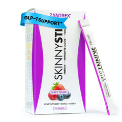 Zantrex SkinnyStix Berry Fusion single-serving packet for on-the-go energy and appetite awareness.