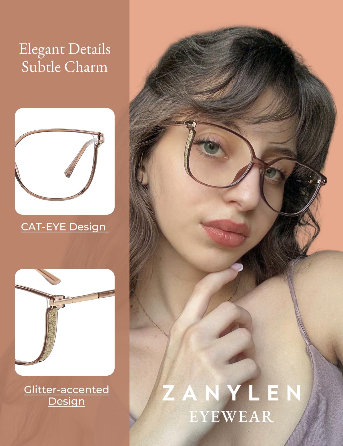 ZanyLen blue light glasses offer UV400 protection for daytime use.