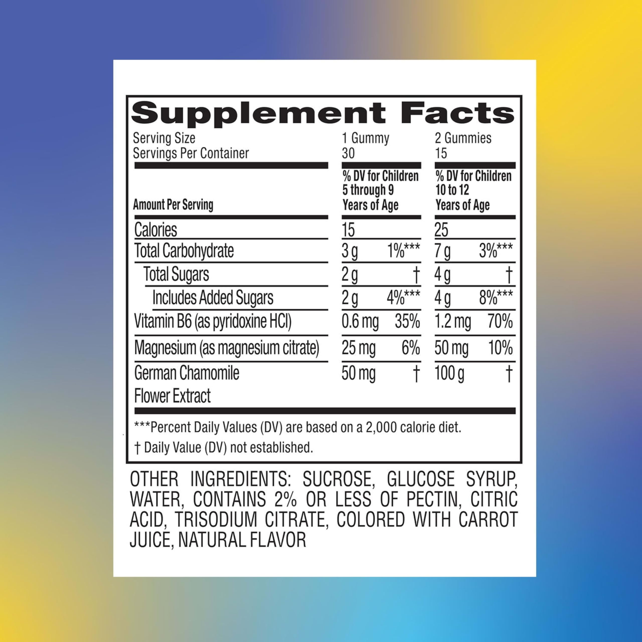 Gummies arranged for easy incorporation into after-school daily routines.