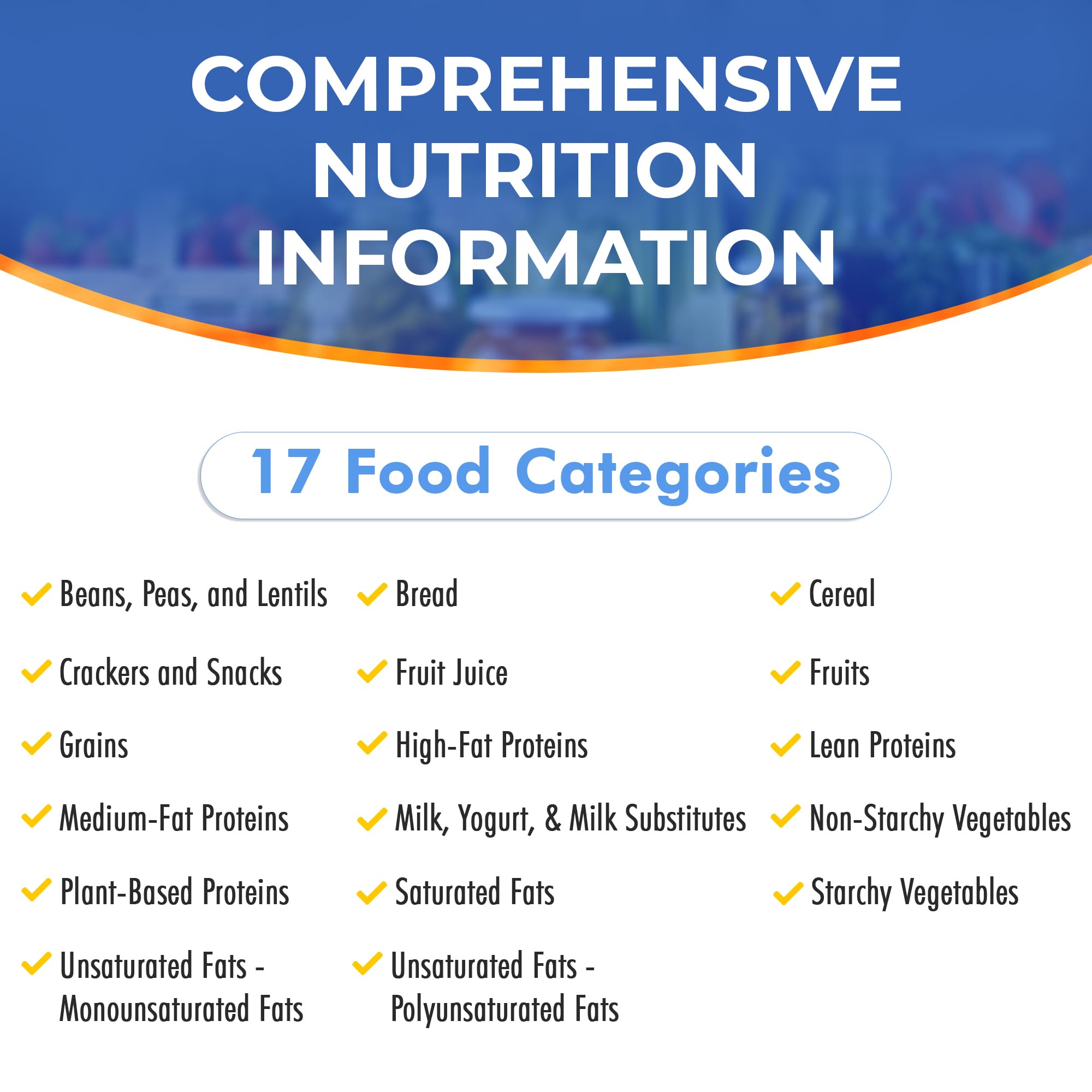 Zastic! diabetes chart color-coded layout speeds scanning during grocery trips