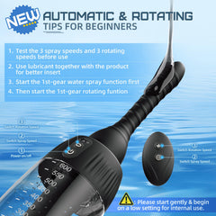 Zatsaog Anal Douche 20oz capacity for less frequent refills.
