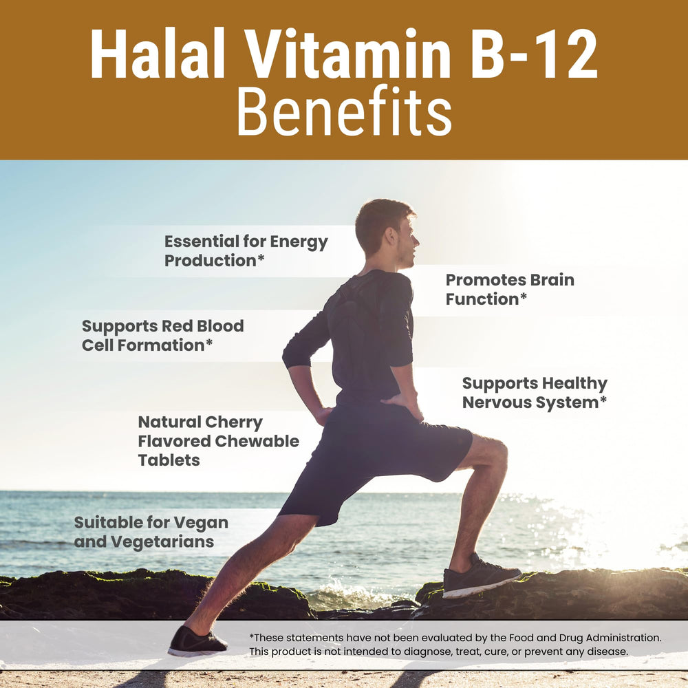 Graphic highlighting Zaytun B12 cherry flavor and energy support idea