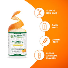 Zaytun Vitamins vegan gluten-free label on packaging for dietary trust
