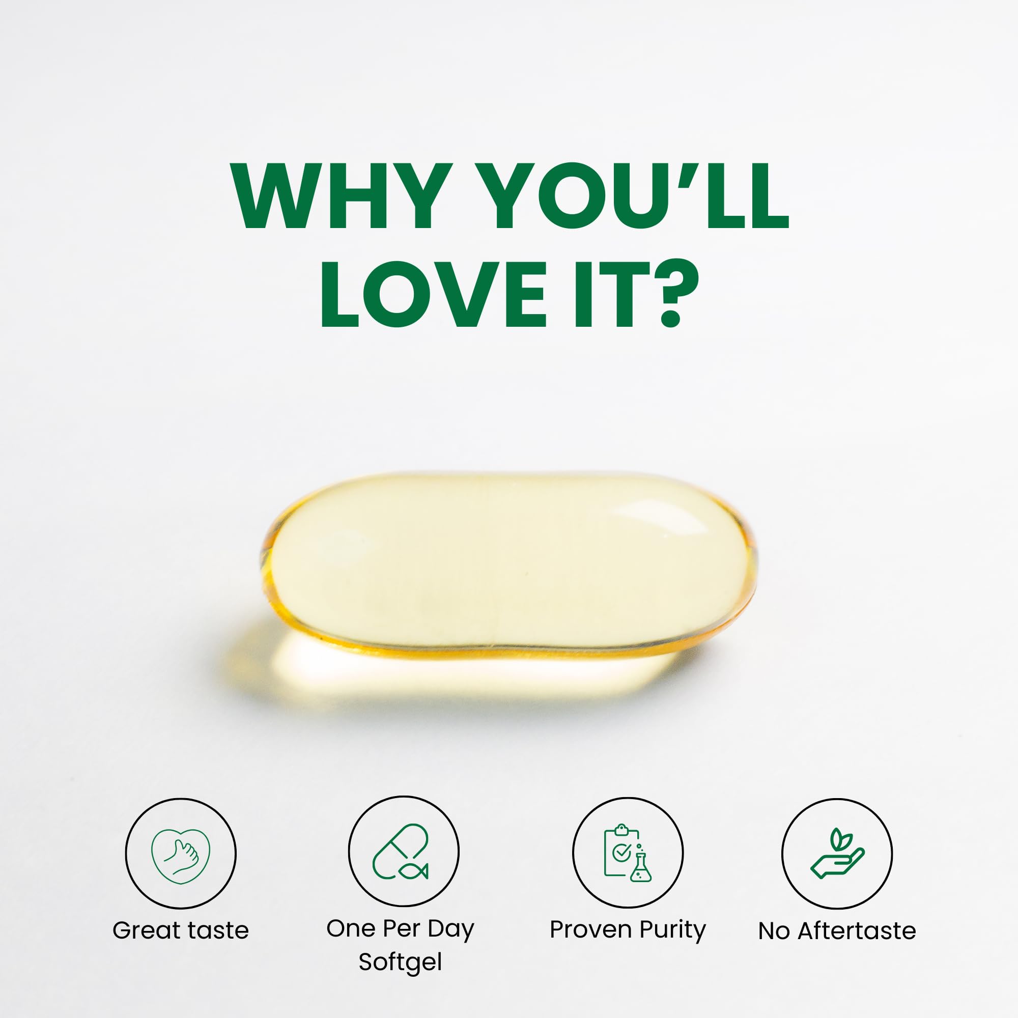 Zaytun wild-caught fish oil softgel highlighting EPA and DHA
