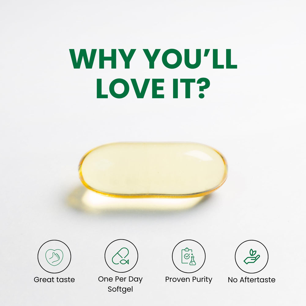 Zaytun wild-caught fish oil softgel highlighting EPA and DHA