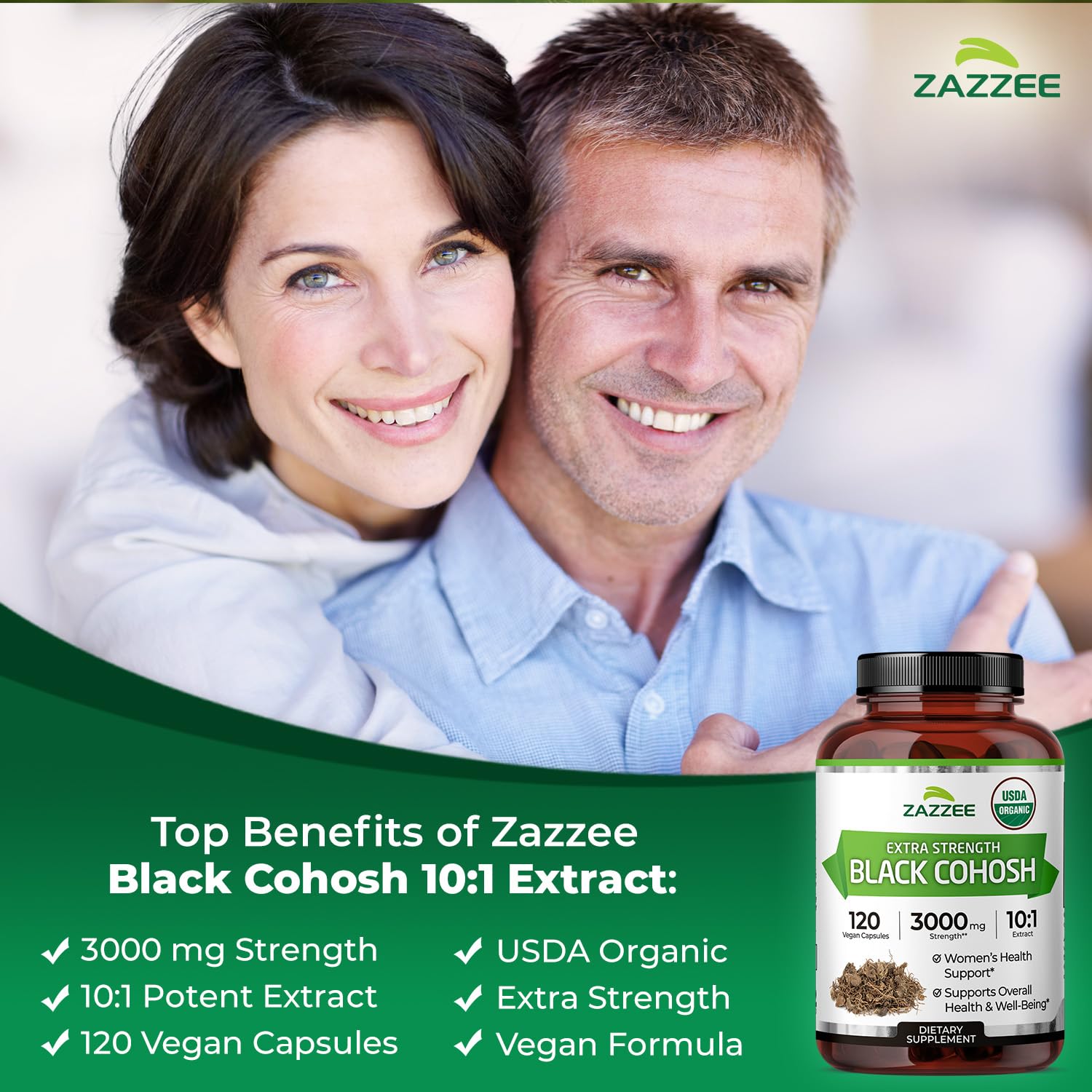 Zazzee 3000 mg per capsule emphasis on potency.