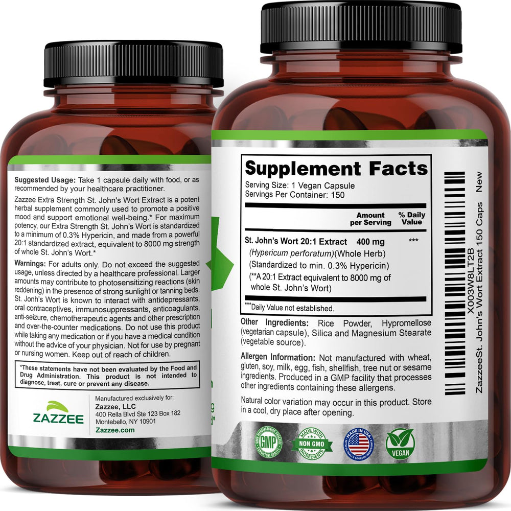 Zazzee 5 month supply bottle offers clear value
