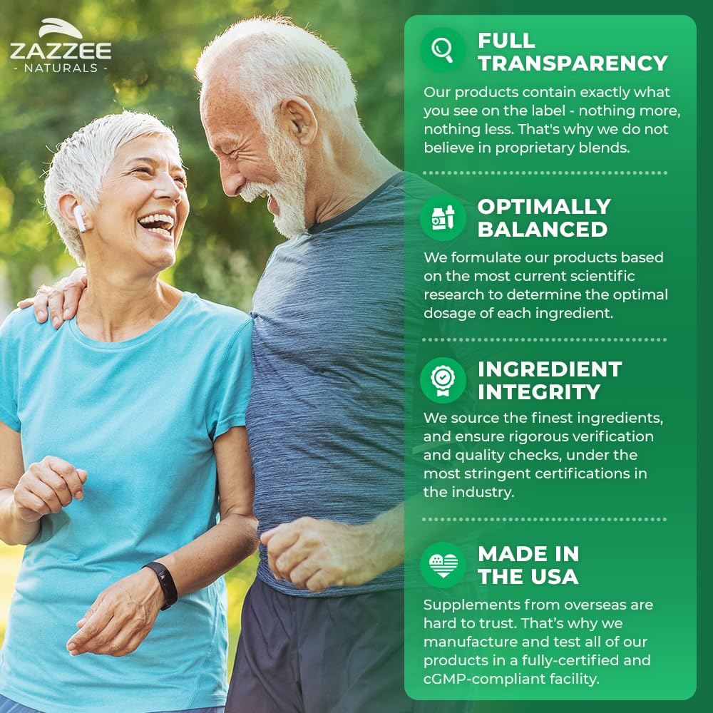 Zazzee Citicoline USA manufacturing seal for safety and standards