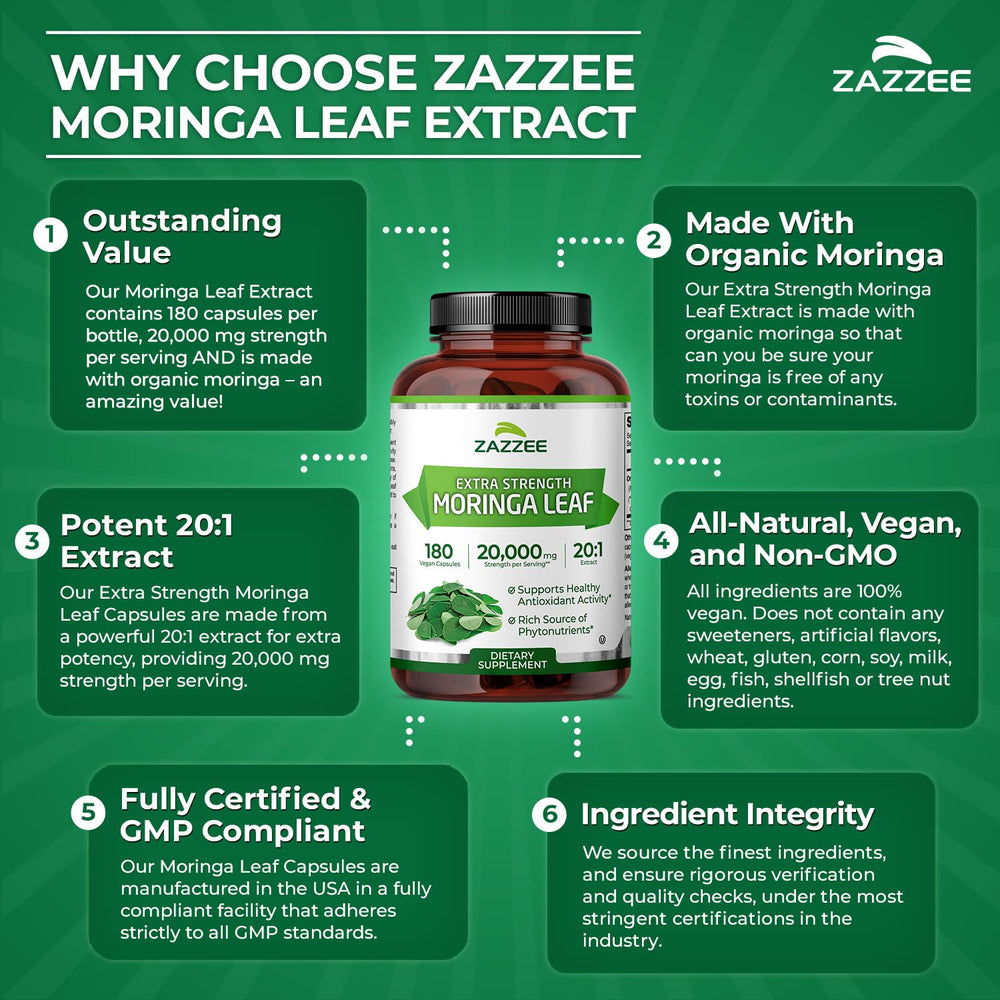 Zazzee Made in USA facility badge signals strict quality control