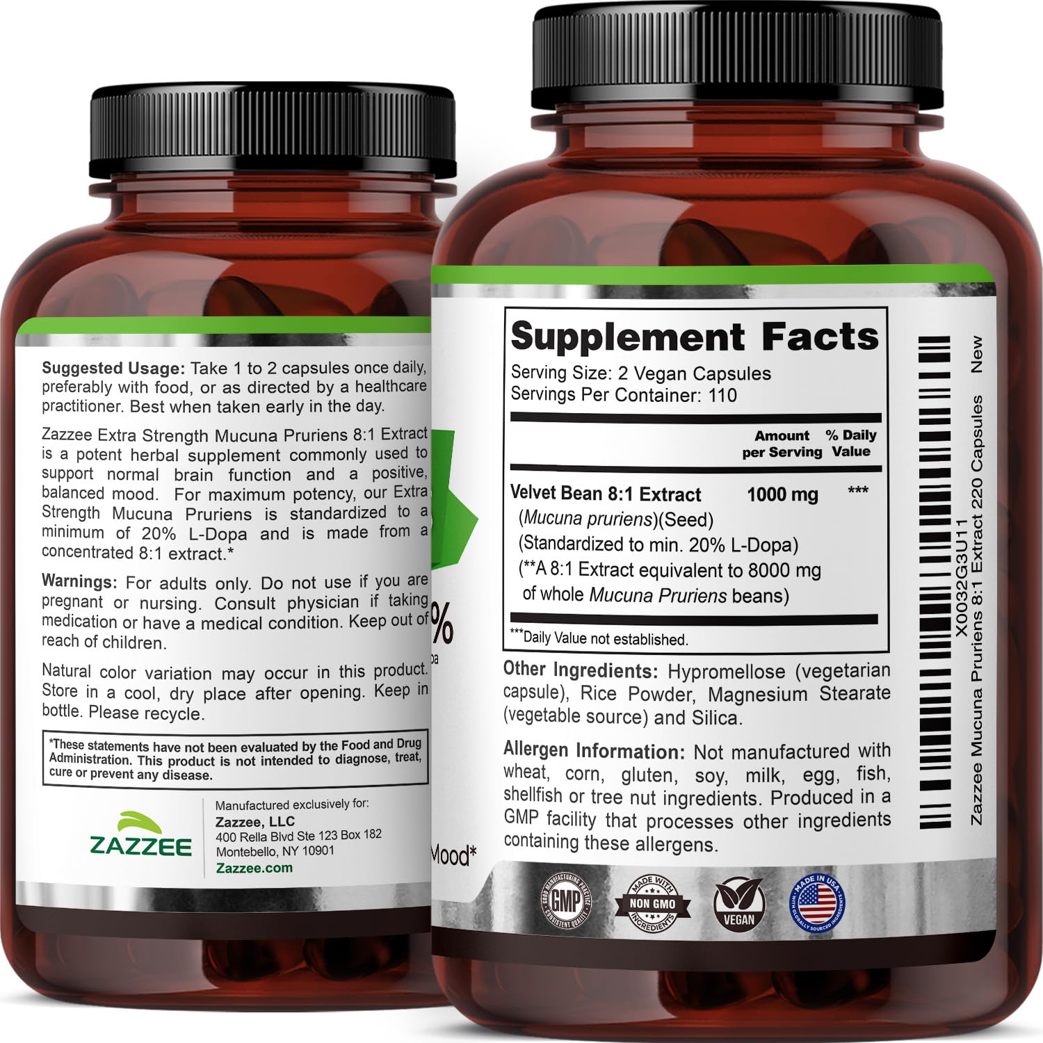 Zazzee non-GMO label reinforces commitment to quality ingredients