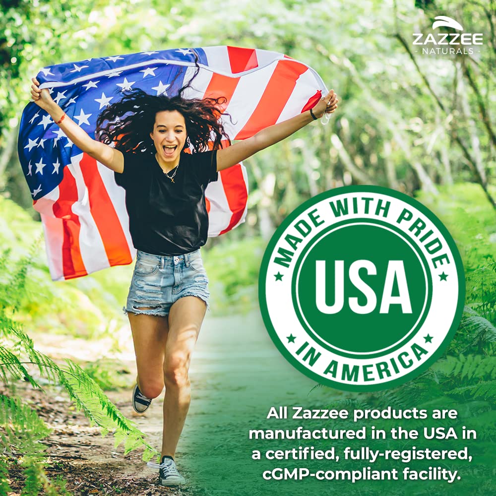 Zazzee ursolic acid graphic highlights naturally occurring bioactive content.