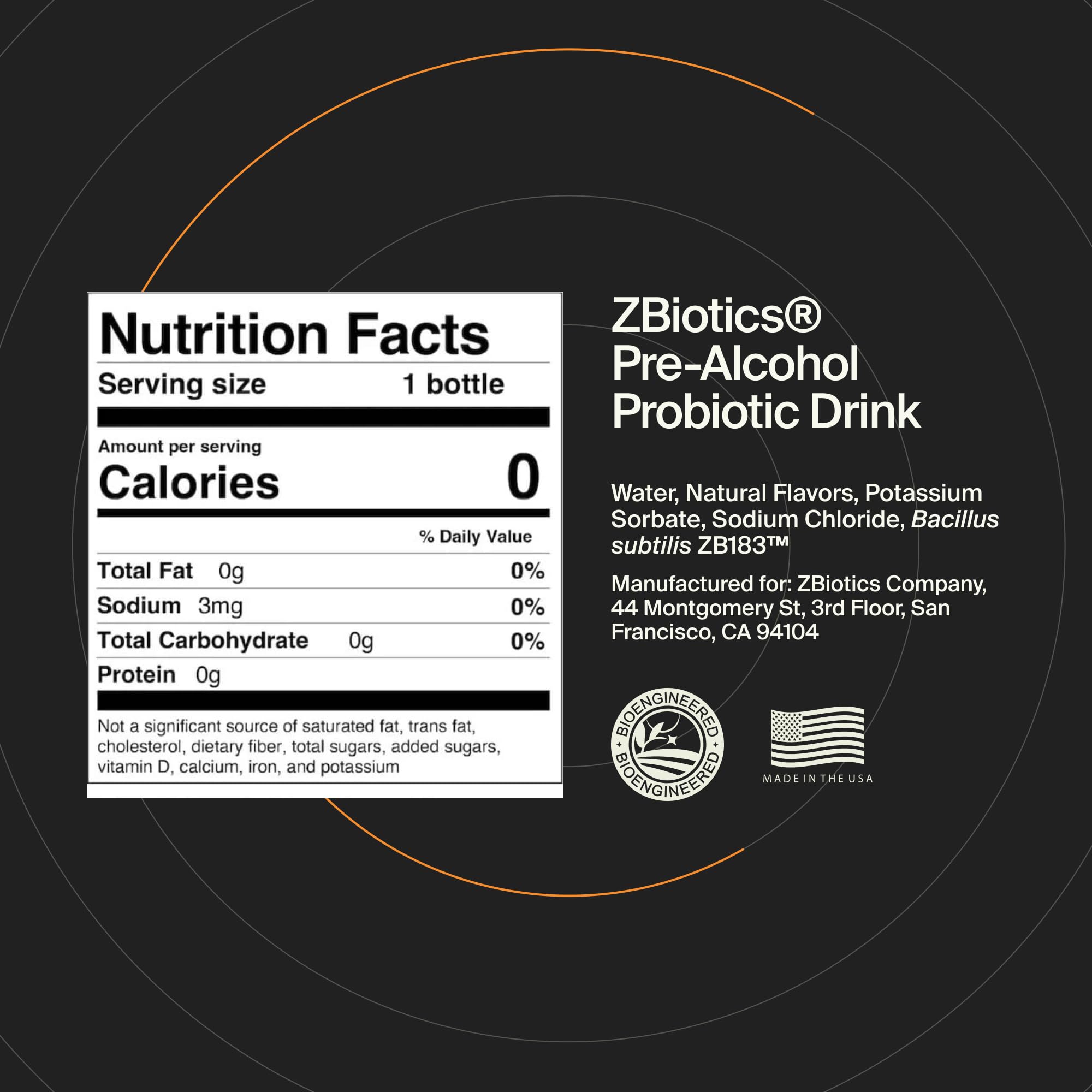 ZBiotics bottle in hand before drinking to support smoother next-day plans.
