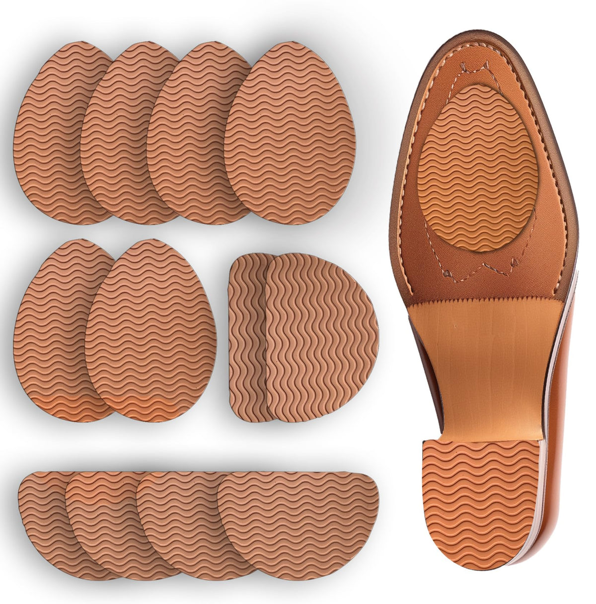 ZBLGO non-slip shoe pads on the sole deliver improved grip and sole protection.