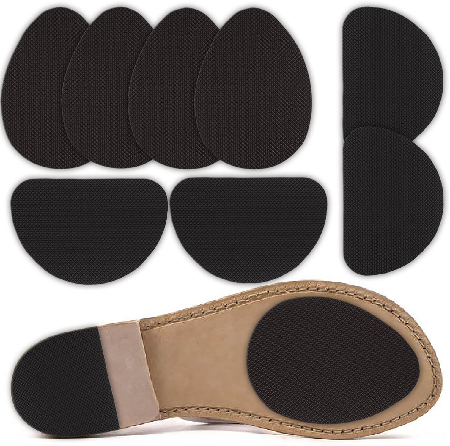 ZBLGO protectores de suela adhesivos para tacones, mejoran la tracción y evitan deslizamientos