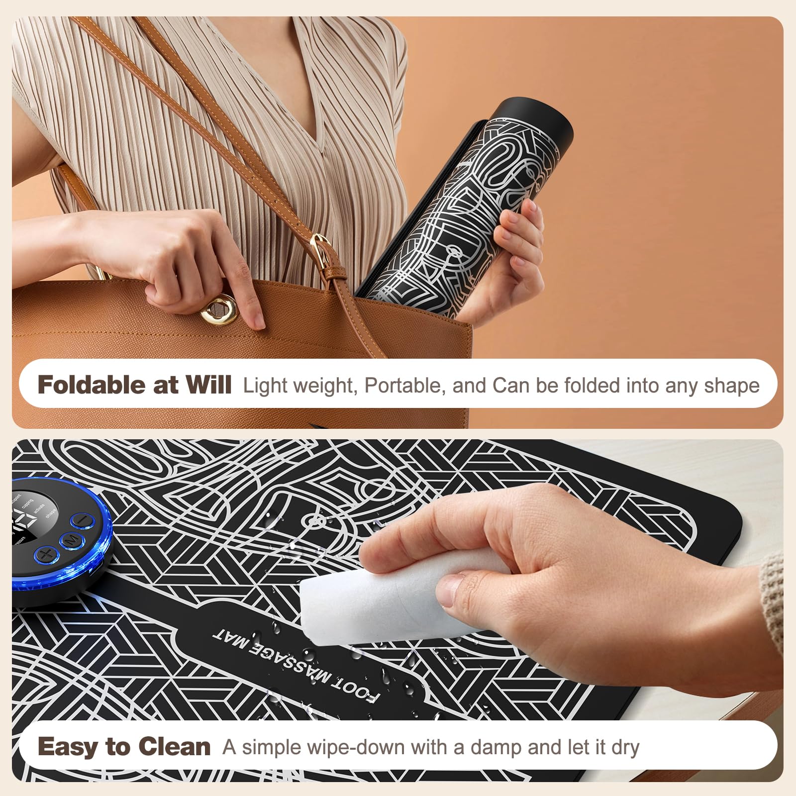 zdasosr EMS foot massager focus provides relaxing foot therapy on demand.