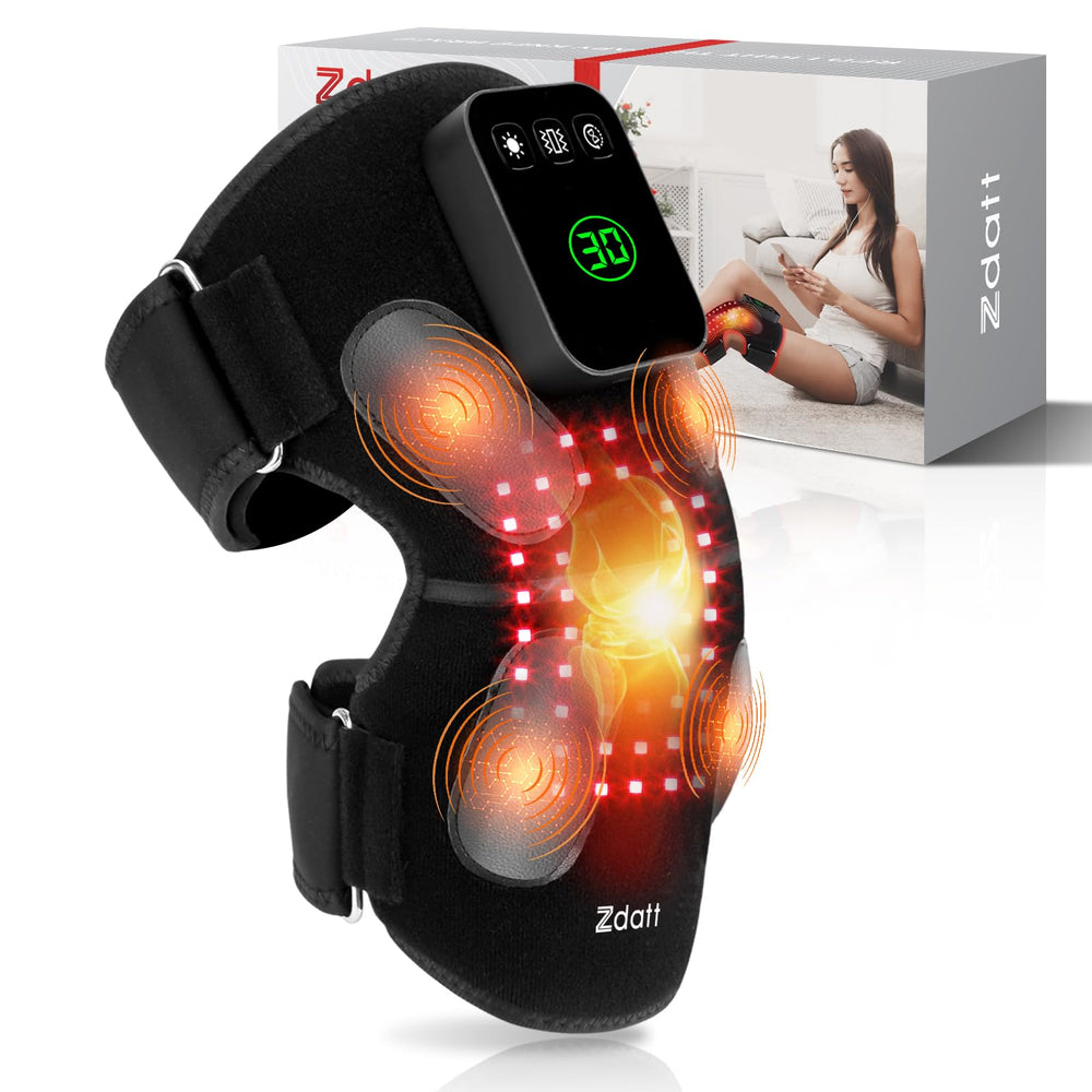 Zdatt red light knee therapy panel for targeted relief during daily activities.