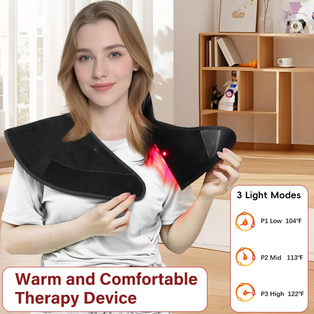 Zdatt secure hook-and-loop fit; supports neck up to 25 inches