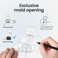 ZDMATHE liquid silicone earplugs for reusable protection