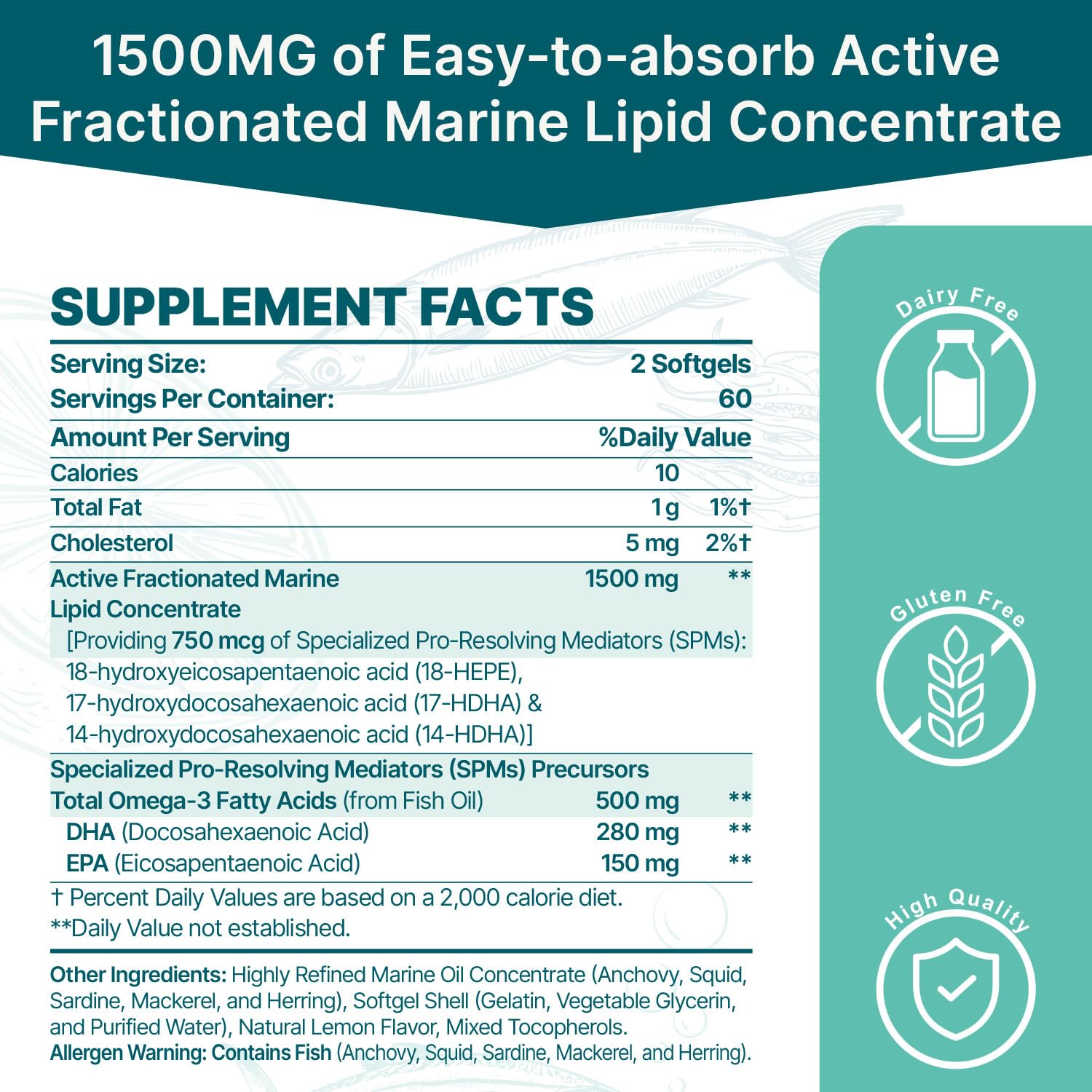 Zdoroviye SPM supplement bottle back highlights dosing and key ingredients for clear guidance.
