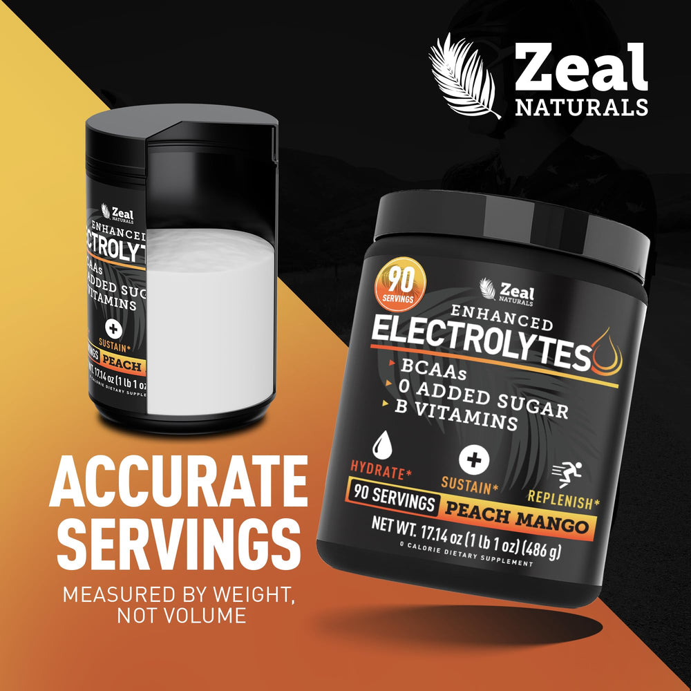 Bottle of Zeal electrolyte ready for long workouts and recovery