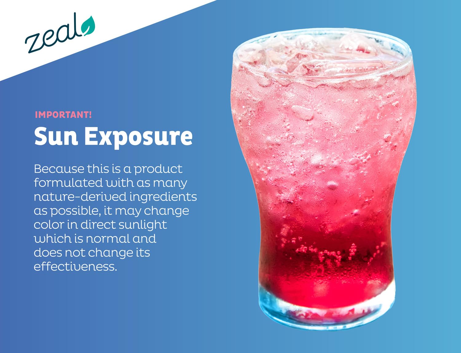 Zeal Electrolyte Powder ingredients including pink Himalayan salt