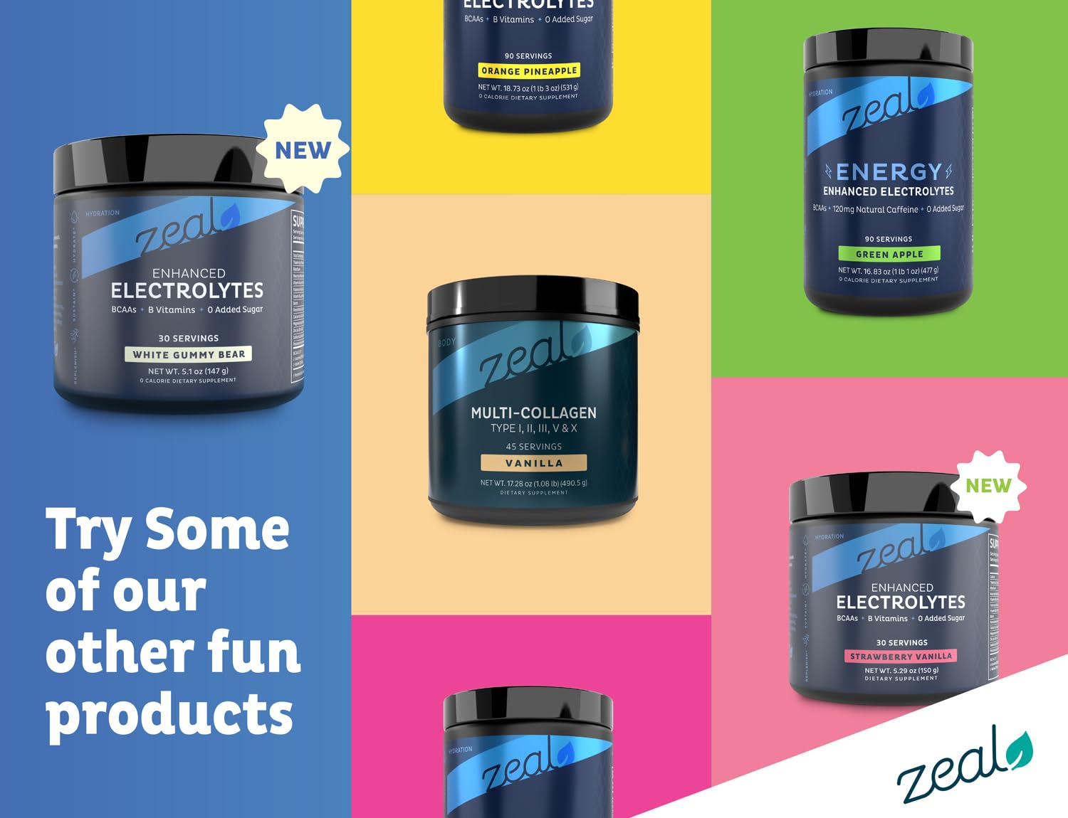 Zeal Electrolyte Powder keto-friendly hydration suitable for low-carb lifestyles