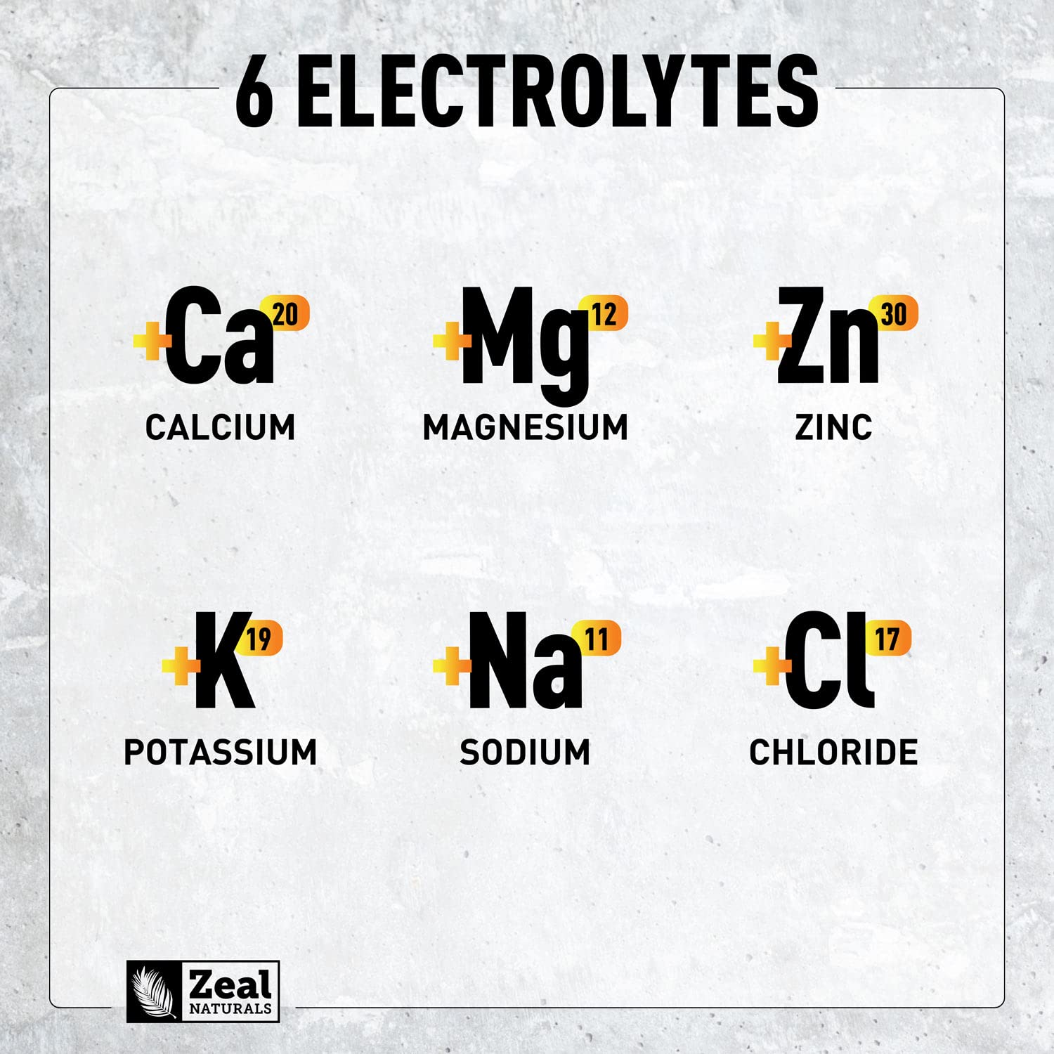 Zeal Electrolyte Powder label highlights zero sugar and keto-friendly hydration