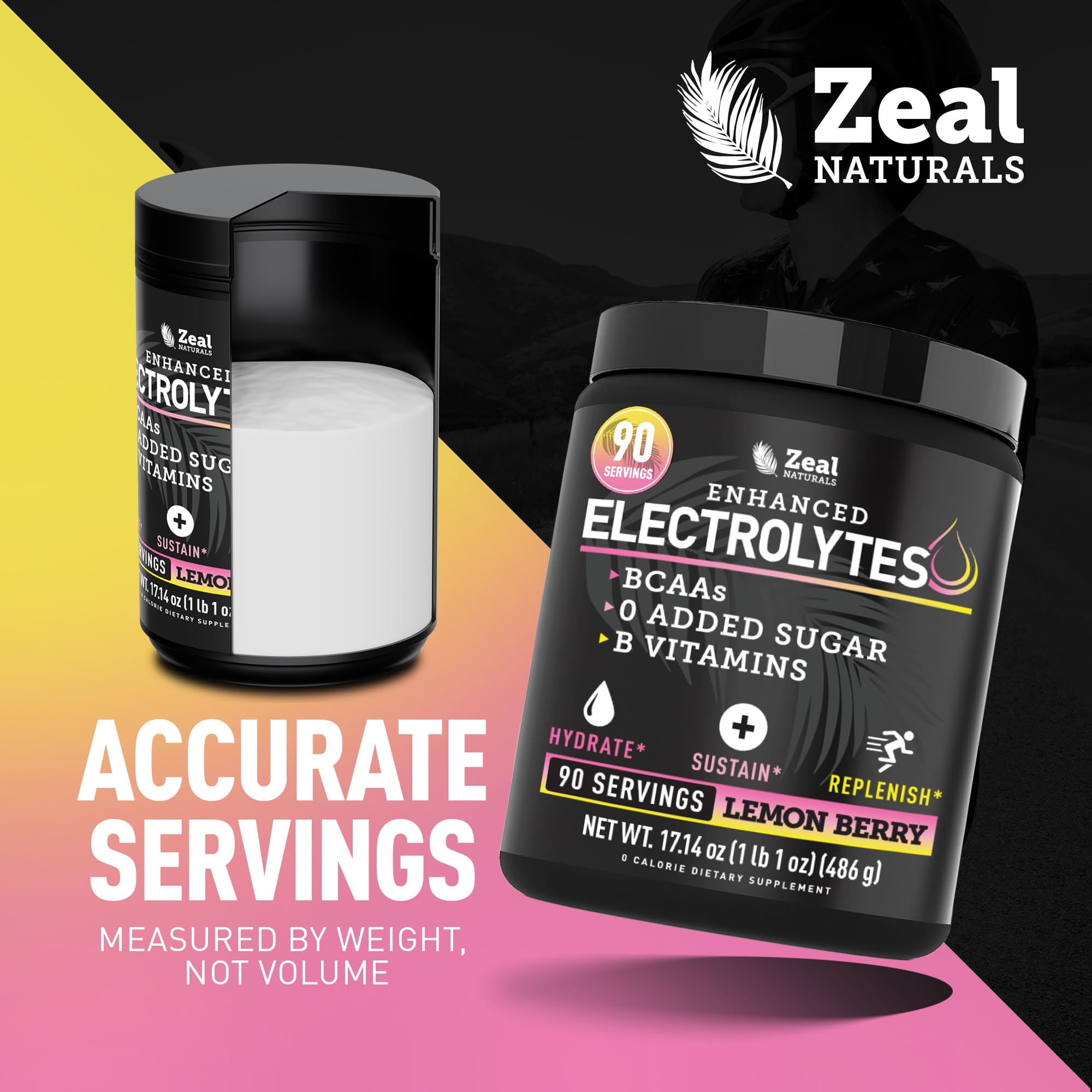 Close-up of Pink Himalayan Salt in Zeal electrolyte formula