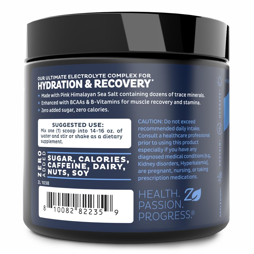 Zeal Electrolyte Powder White Gummy Bear flavor for tasty hydration