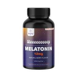 Z Zealthy Life melatonin bottle on nightstand for a calm bedtime routine