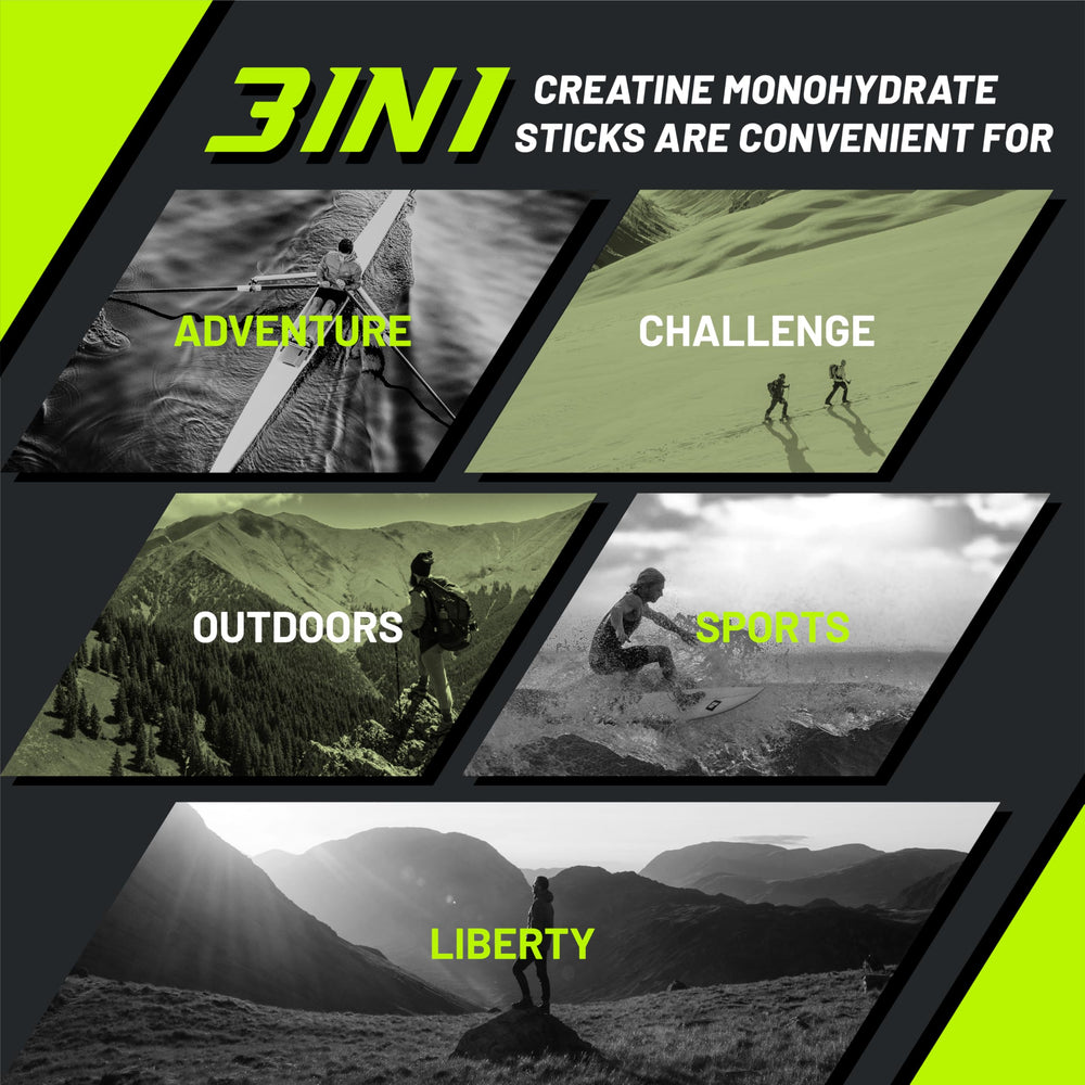 Zealtonic creatine packets highlighting taste-free, fast-dissolving solubility.