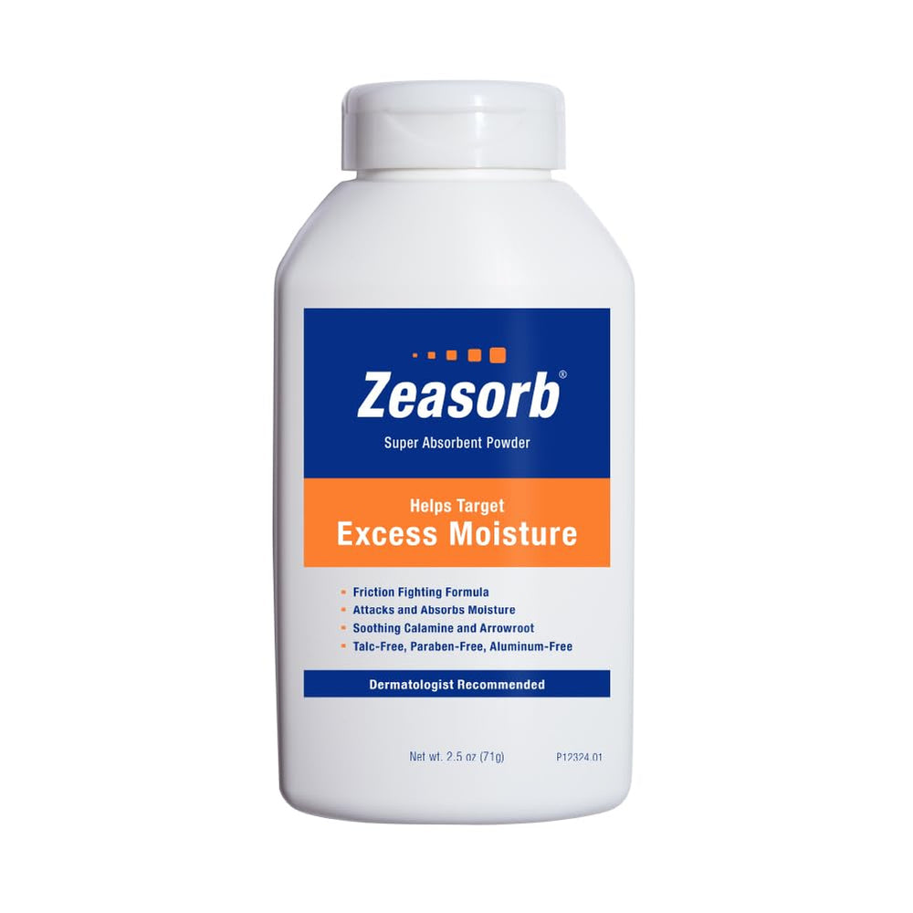 Zeasorb polvos-pies-cuerpo-seco: mantiene la piel seca y cómoda a diario.