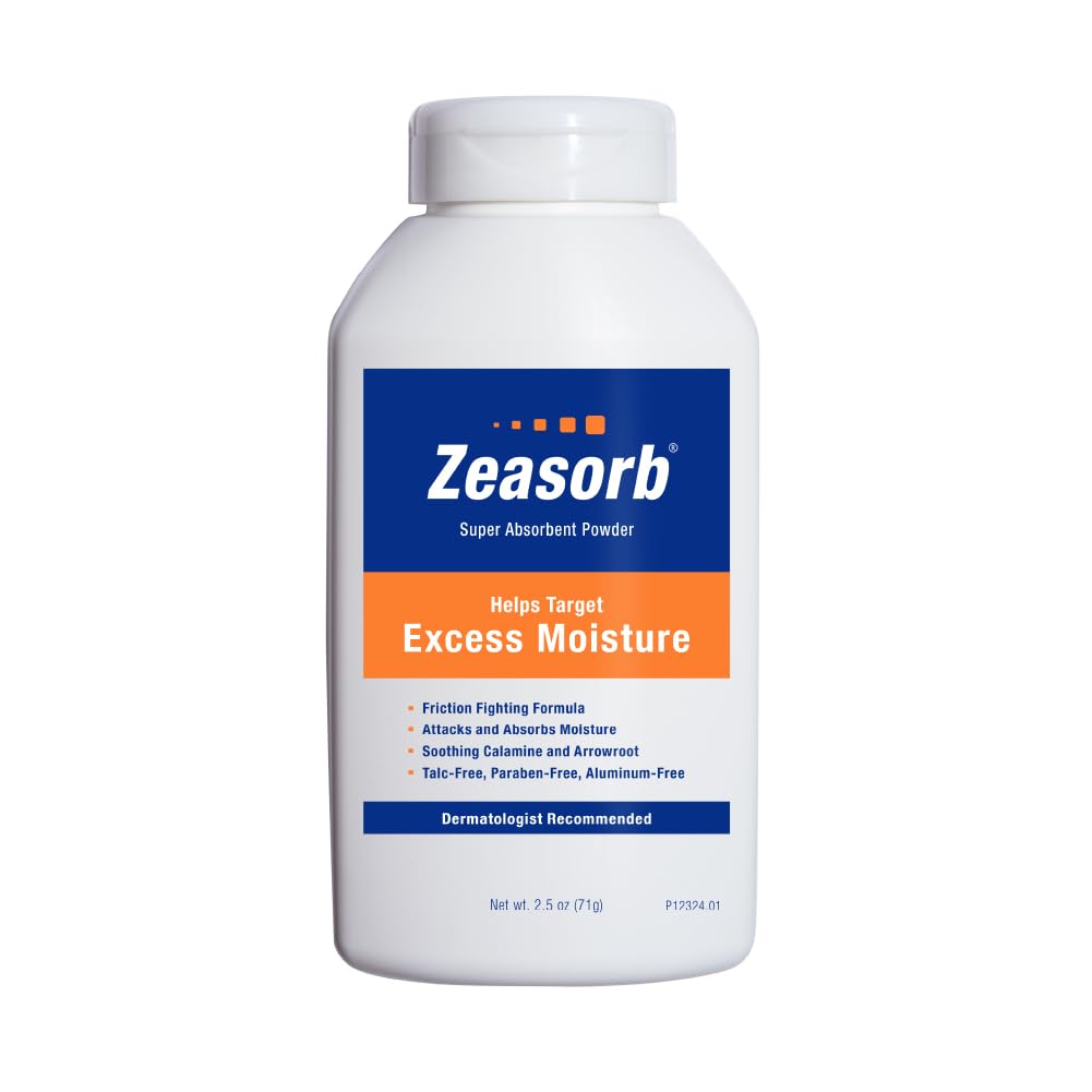 Zeasorb polvos-pies-cuerpo-seco: mantiene la piel seca y cómoda a diario.