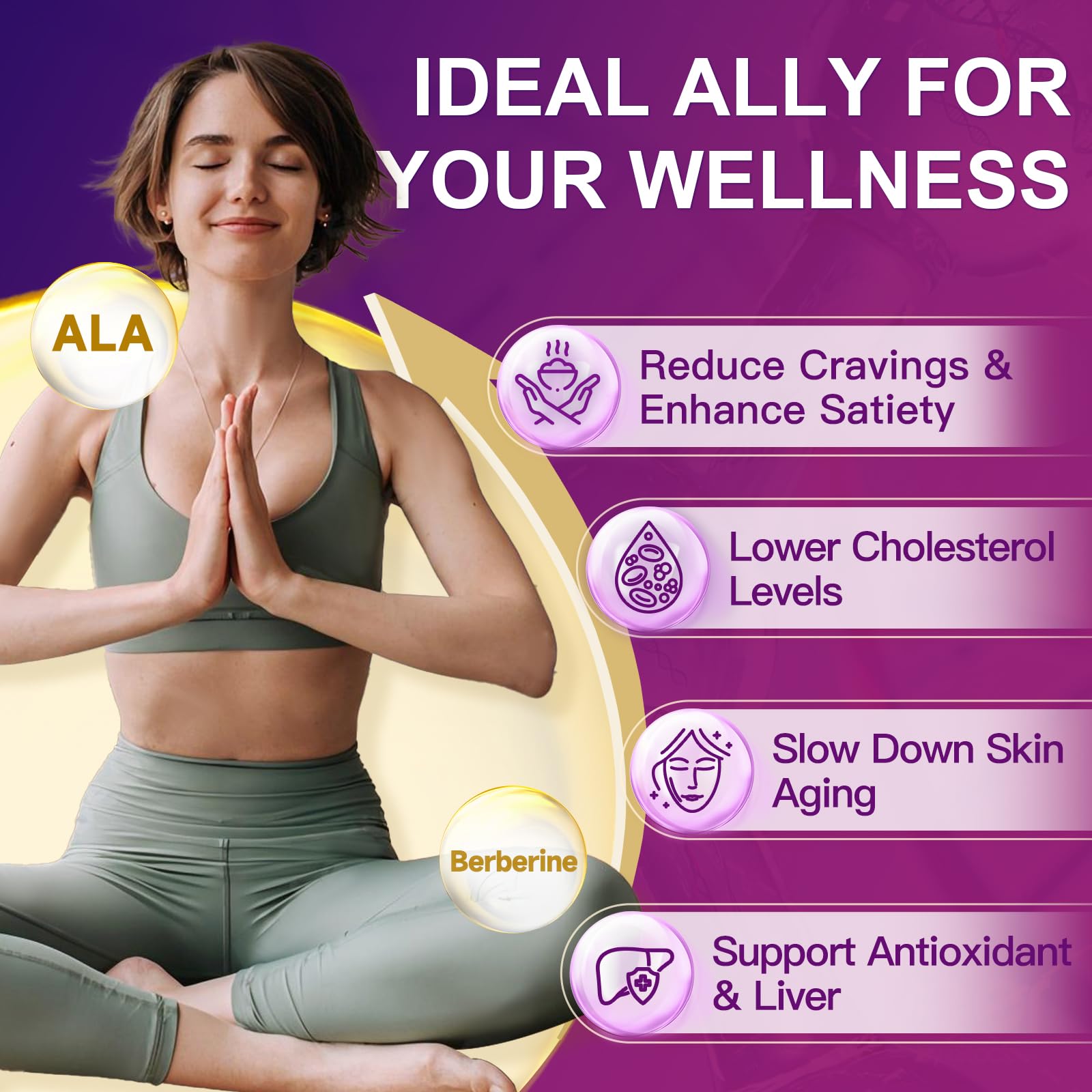 ZEBORA berberine cinnamon ALA ingredients support metabolism.