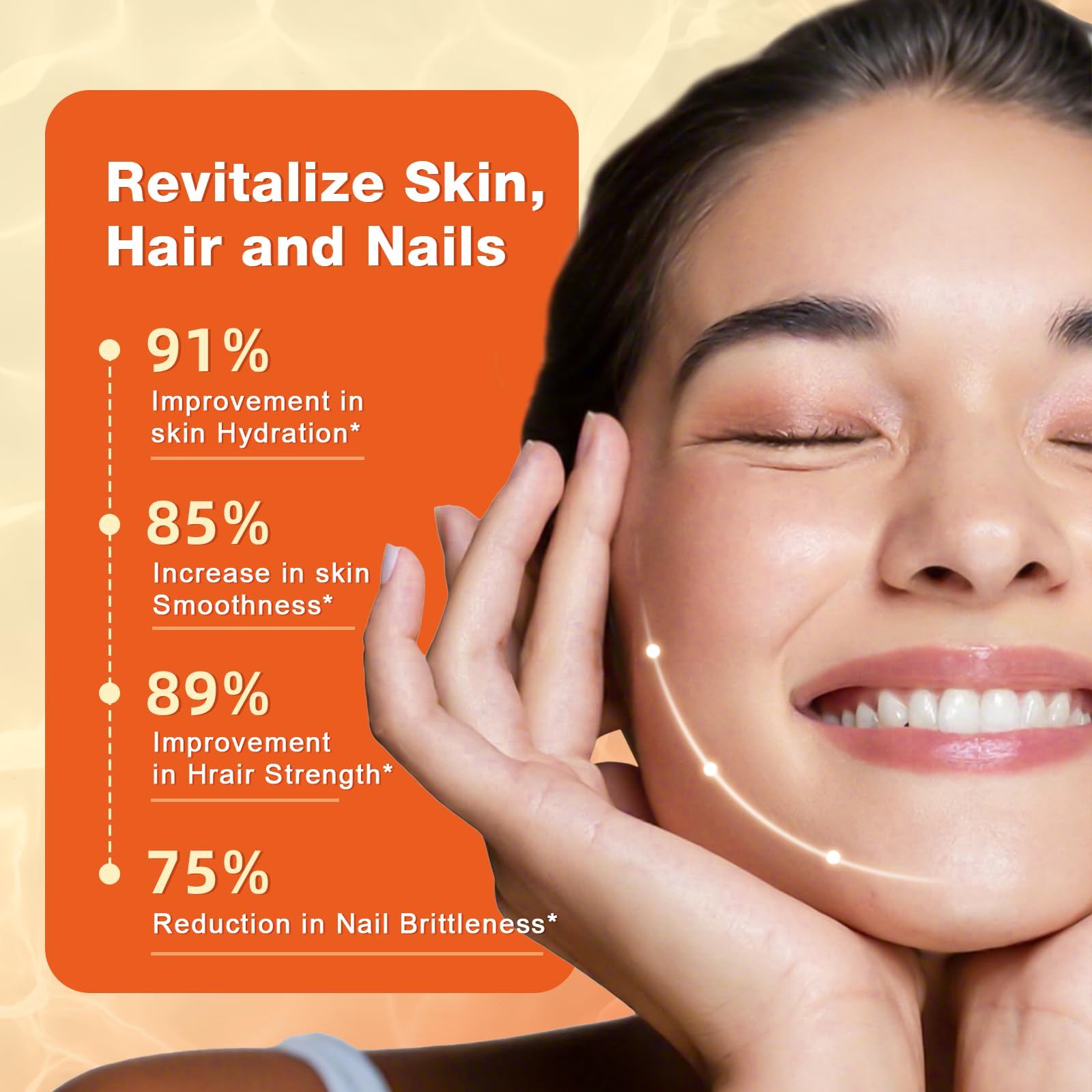 ZEBORA collagen powder stirred into a smoothie for skin and joint care.