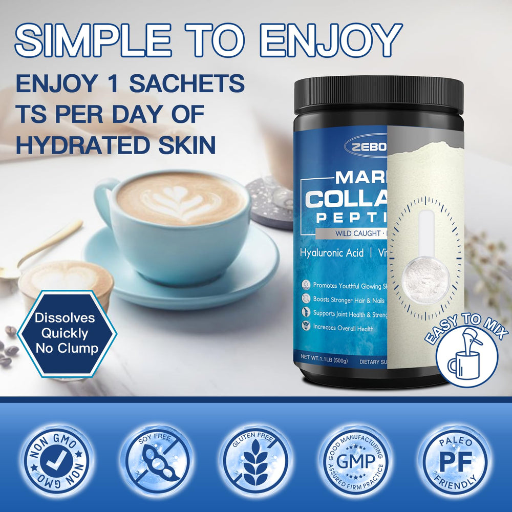 ZEBORA compact jar design ready for easy daily mix.