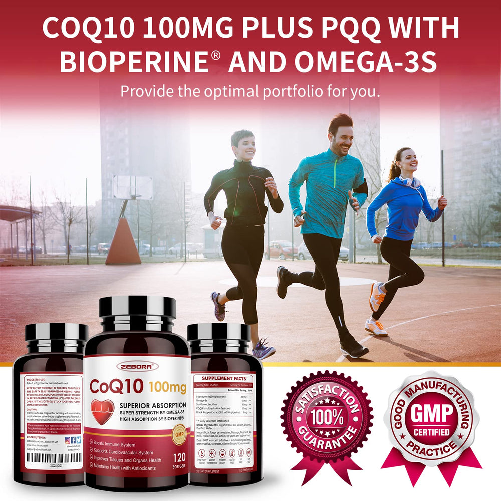 ZEBORA CoQ10 produced in a CGMP facility with third-party testing