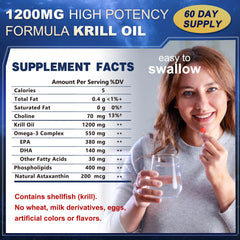 ZEBORA Krill Oil softgels are easy to swallow and travel-friendly.