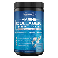 ZEBORA Marine Collagen Powder bottle for daily beauty support and joint mobility.