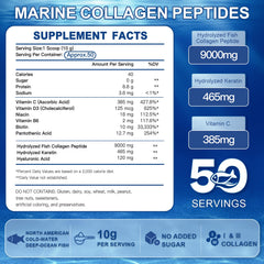 ZEBORA Marine Collagen tub with scoop for convenient daily use.