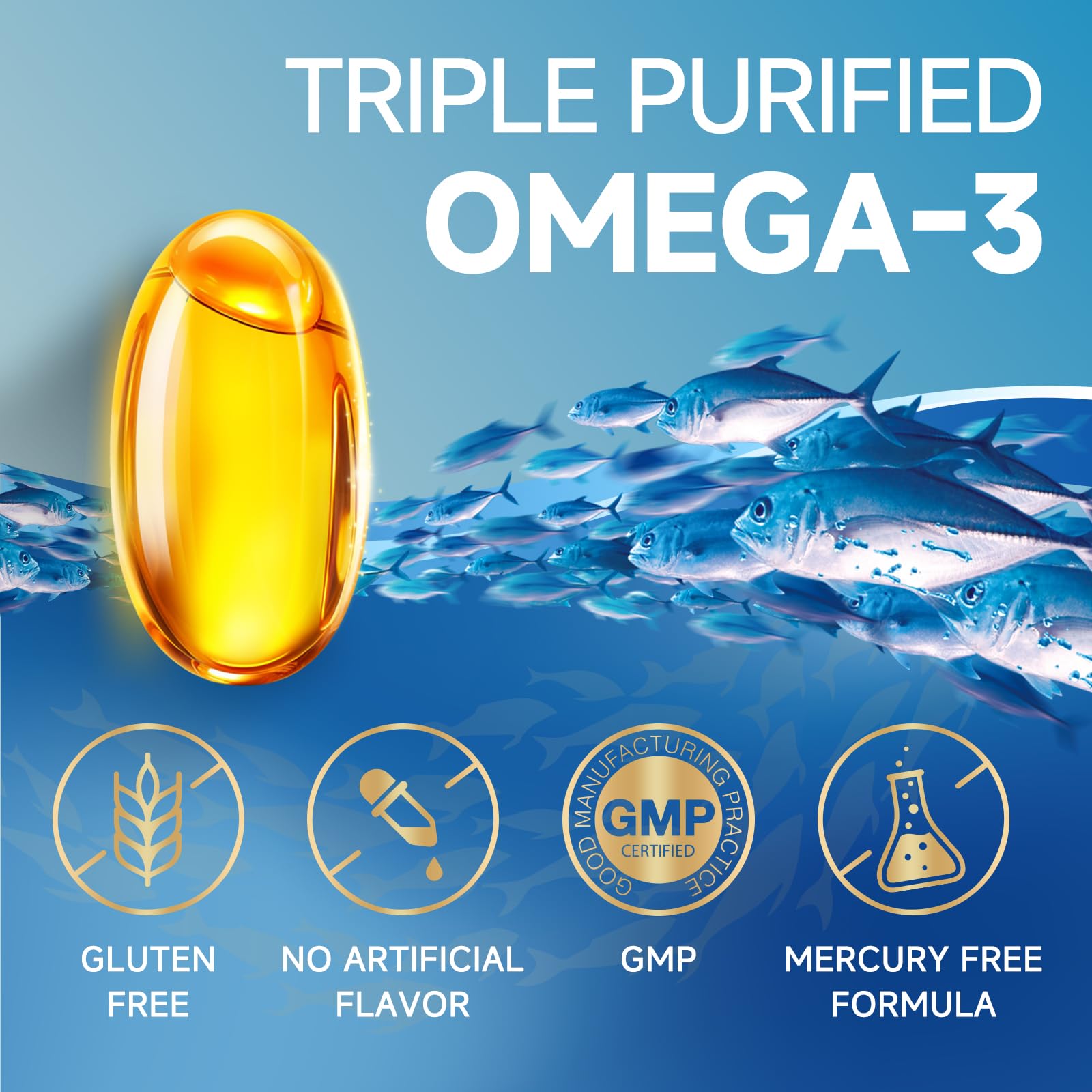 ZEBORA omega-3 product on shelf suggesting support for heart, brain, and eyes