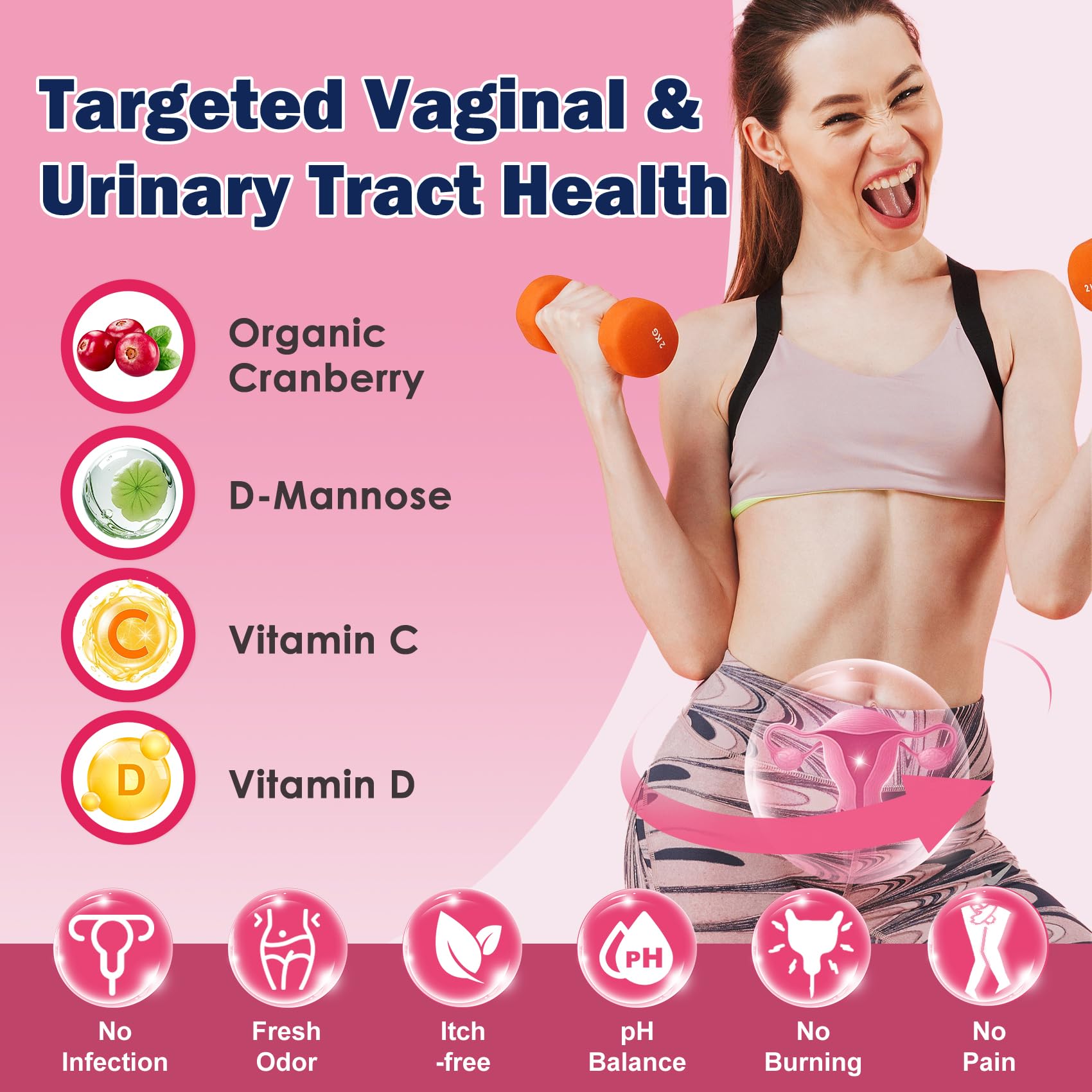 ZEBORA organic cranberry-infused formula for fresh feel and pH balance support