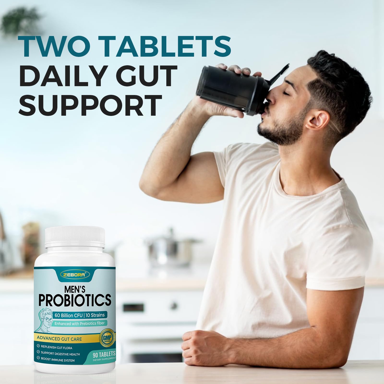 ZEBORA Probiotics doctor-formulated quality seal