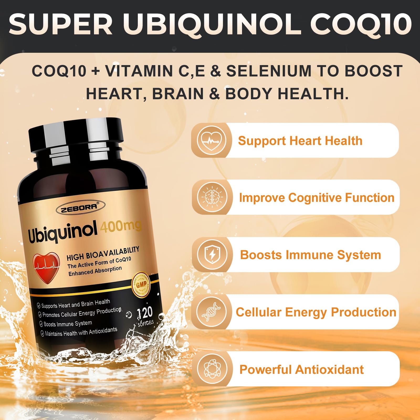 ZEBORA seal with Vitamin C and Vitamin E for antioxidant support